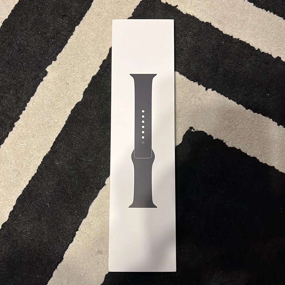Brand New 44mm Authentic Apple Space Black Sport Watchband